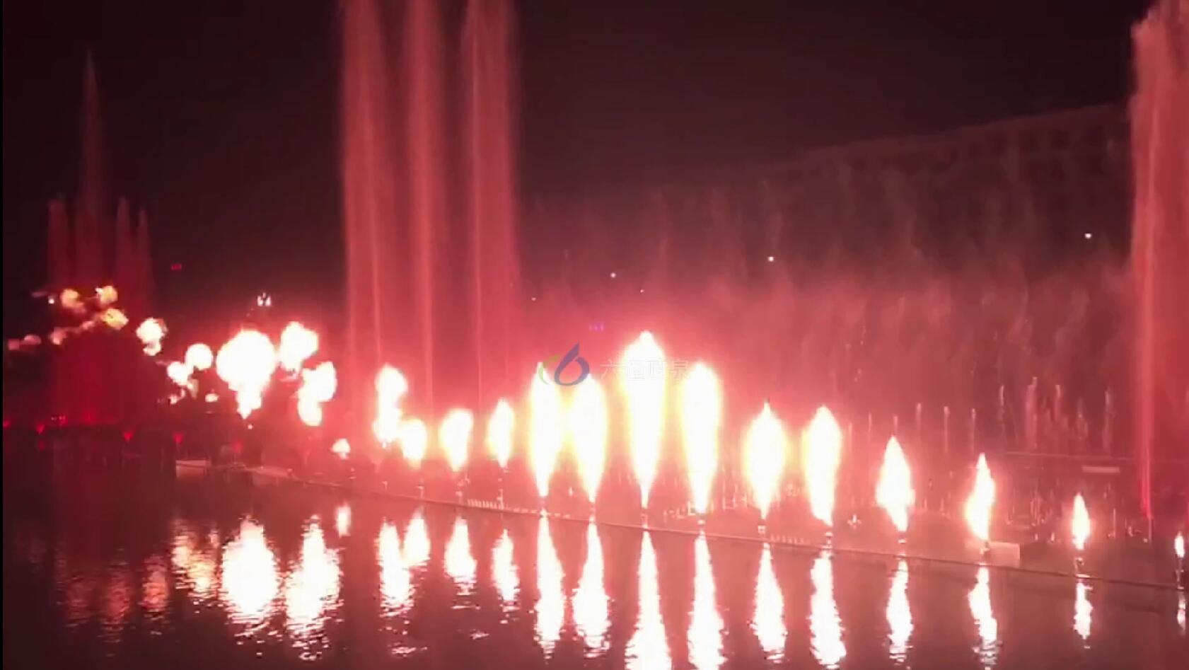 安康大型彩色火泉