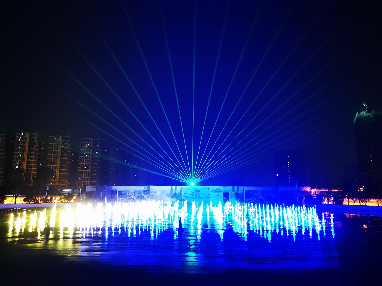 福建福州上蓋公園音樂(lè)噴泉