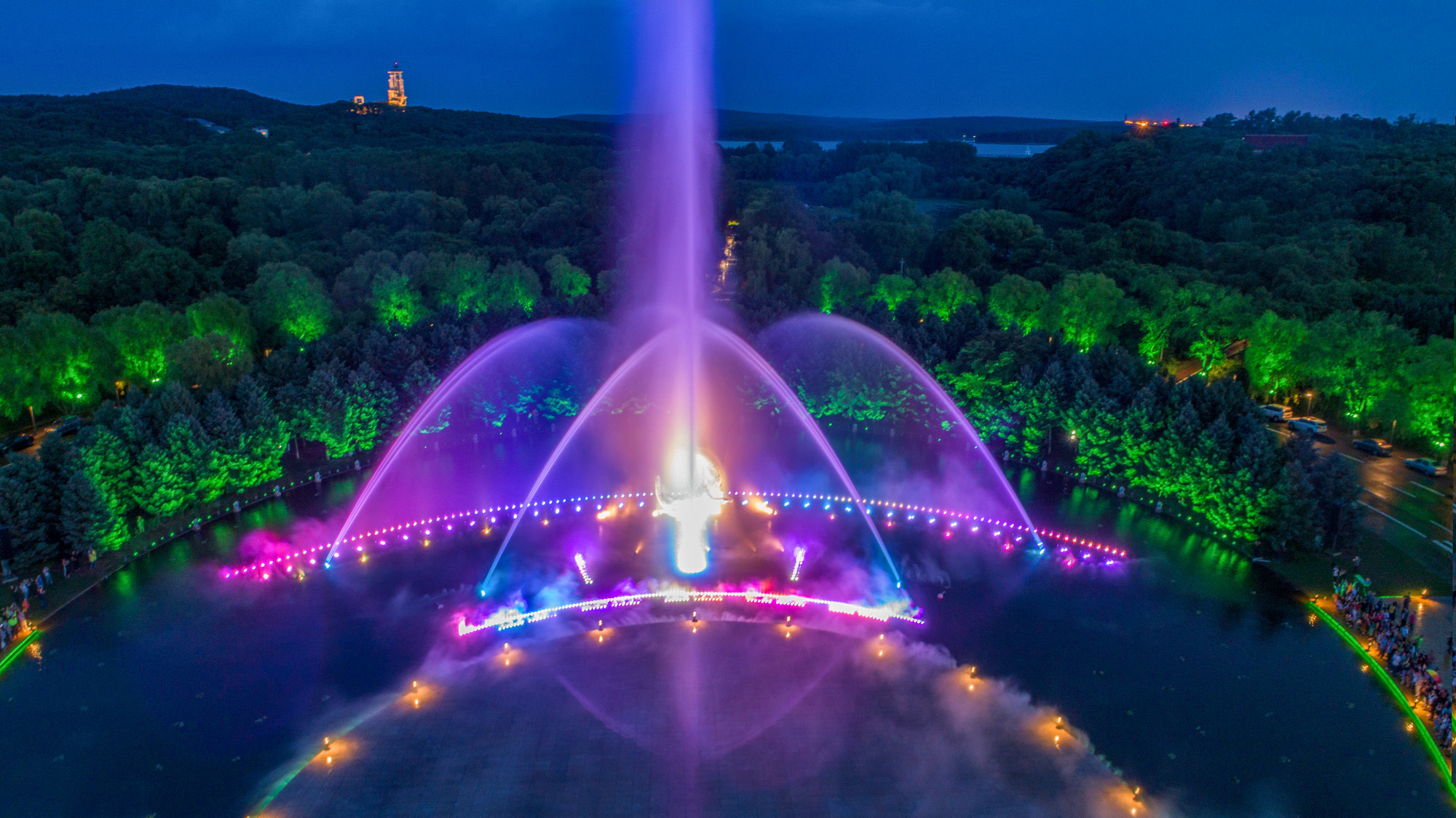 噴泉公司關于燈光噴泉介紹