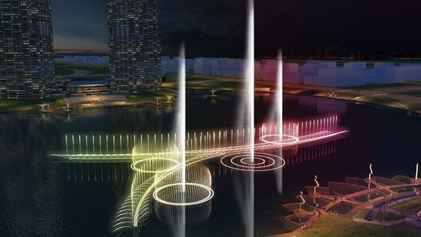 西安噴泉公司變頻跑泉