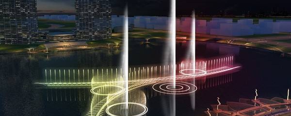 西安噴泉公司變頻跑泉