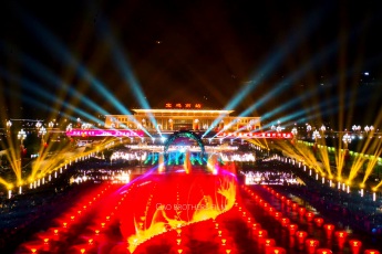 六通噴泉公司-寶雞高鐵南站廣場音樂噴泉工程