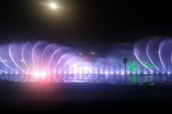 六通噴泉公司-永濟(jì)體育公園音樂噴泉水秀工程