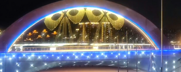 福州濱江公園沙灘排球場水簾