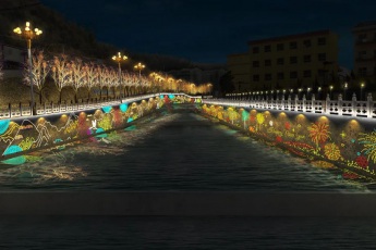 六通噴泉公司-麟游燈光亮化