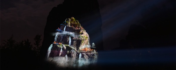 山體投影秀設計