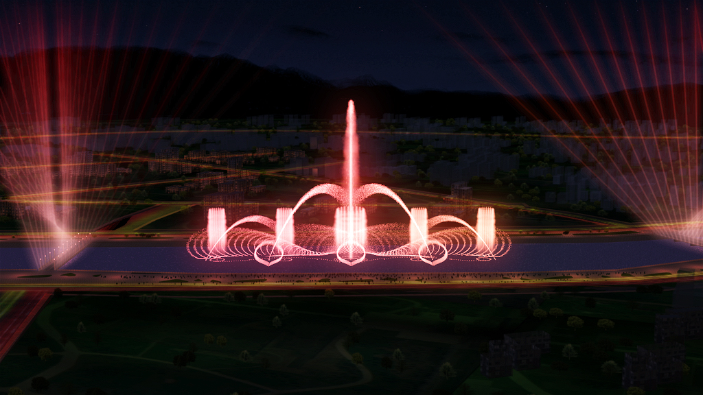 西安噴泉公司關(guān)于水上燈光秀設(shè)計(jì)