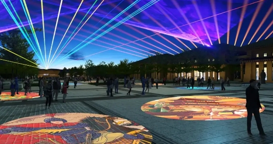 景區(qū)廣場(chǎng)夜游燈光秀設(shè)計(jì)