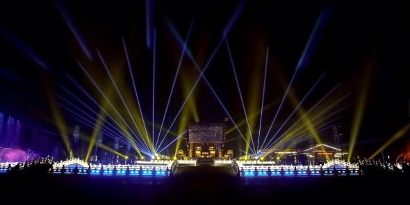 富平縣中華郡音樂(lè)噴泉工程